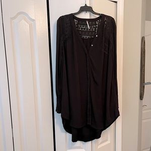 Free People NWOT Black Hi Low dress size XS